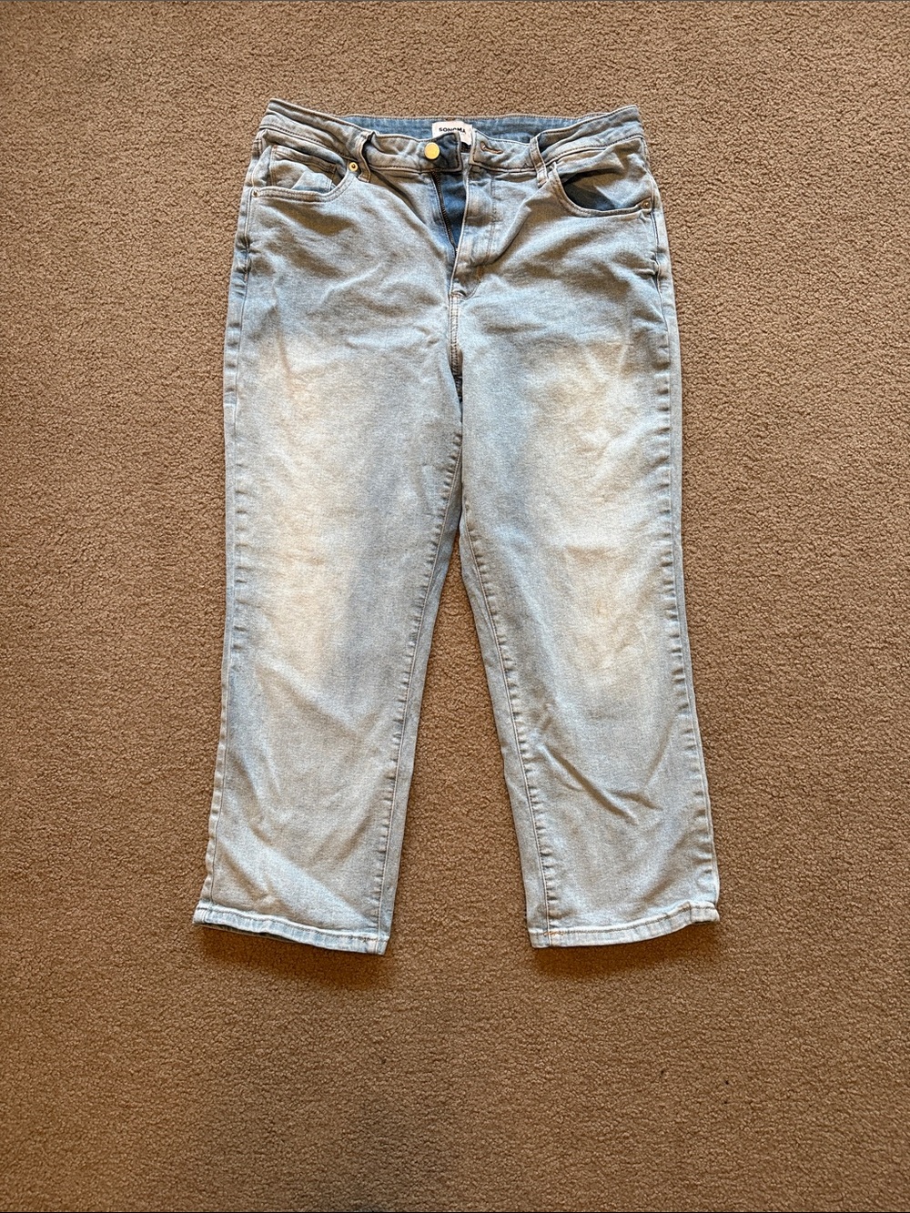 Sonoma Light Blue Denim Jeans with Contrast Stitching